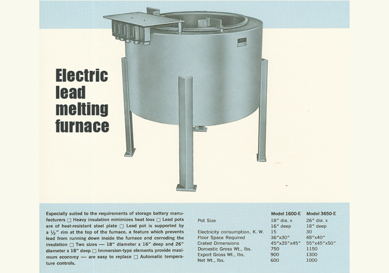 Electric Lead Melting Furnace